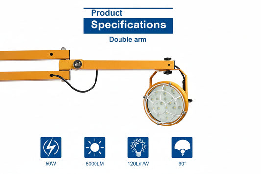 Led Loading Dock Light with Swing Arm