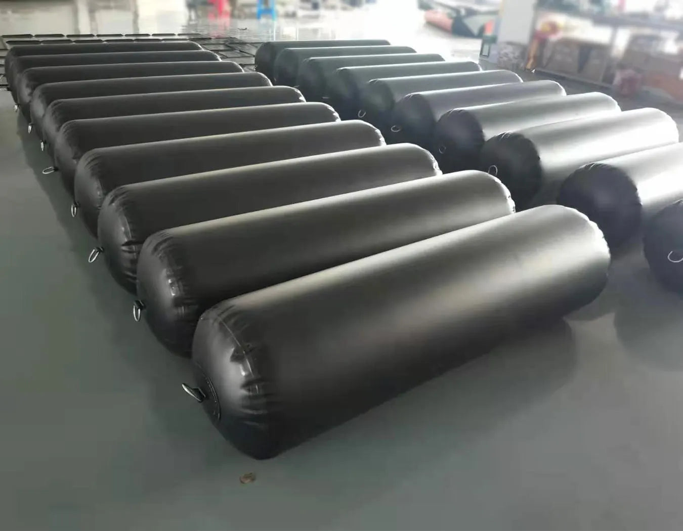 Heavy-Duty PVC Marine Pneumatic Floating Fenders. 60'' x 18''