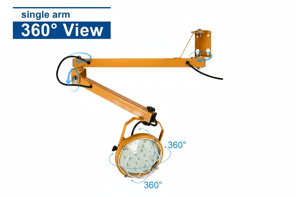 Led Loading Dock Light with Swing Arm