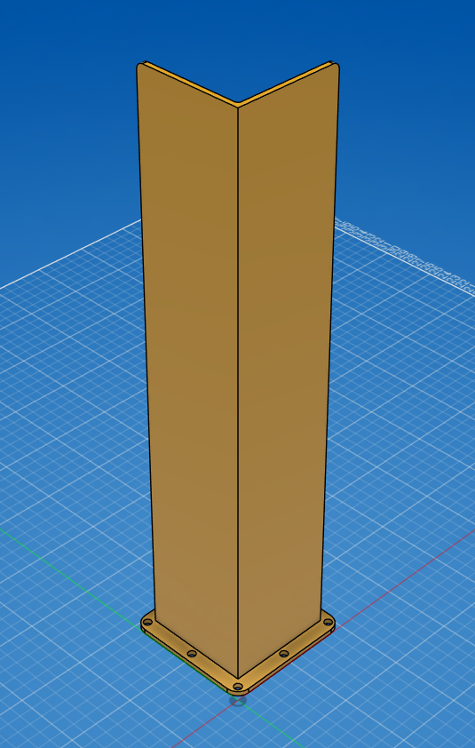 Steel Corner Guard 42"